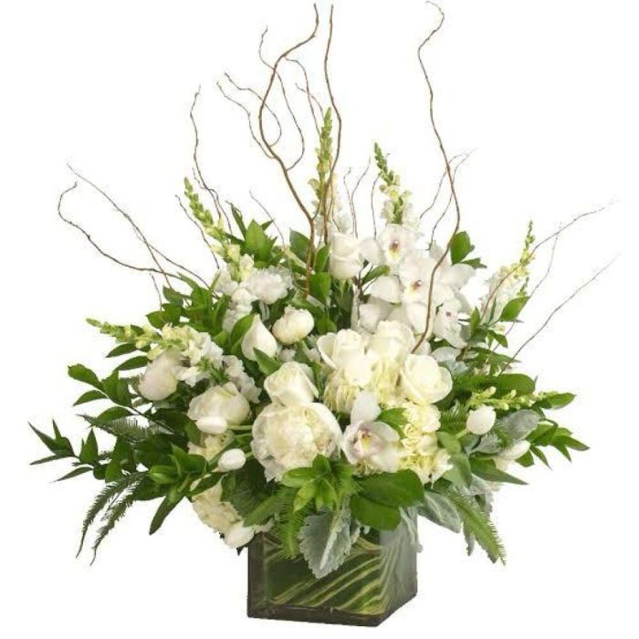 PX2V White Christmas With a Vase