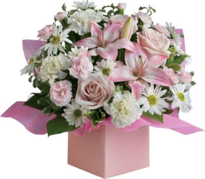 Blooming Beauty Box Arrangement PM7