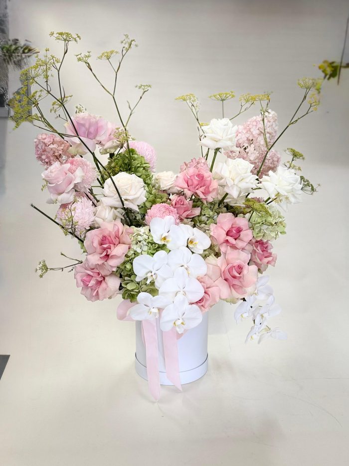 Blush Garden Hat Box
